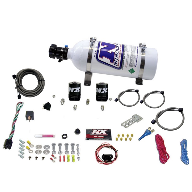 Nitrous Express 10-15 Chevrolet Camaro (5th Gen) Single Nozzle Nitrous Kit (35-150HP) w/5lb Bottle - 20930-05