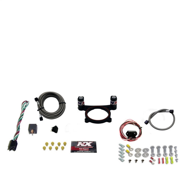 Nitrous Express 11-15 Ford Mustang GT 5.0L Coyote 4 Valve Nitrous Plate Kit (50-200HP) w/o Bottle - 20948-00