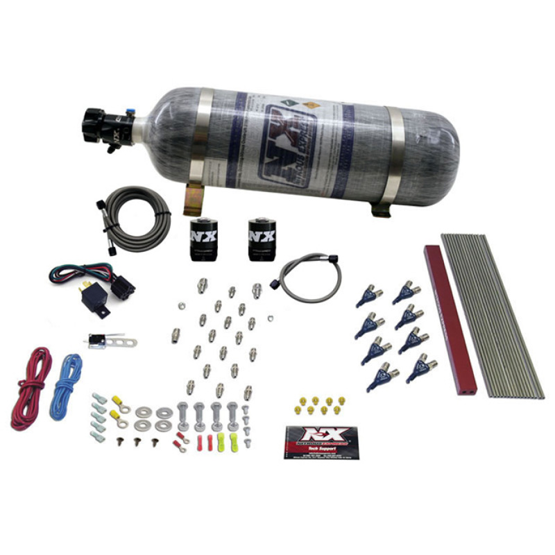 Nitrous Express GM LT1/LS1 Pro Piranha Nozzle Gas Nitrous Kit w/Composite Bottle - 80010-12