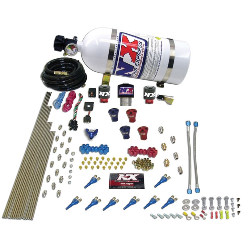 Nitrous Express Pro-Shk/Gas Nitrous Kit (200-600HP) w/Composite Bottle - 92206-12