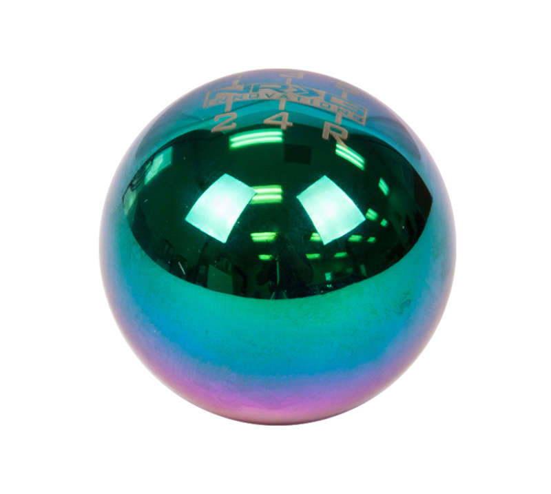 NRG Universal Ball Type Shift Knob - Heavy Weight 480G / 1.1Lbs. - Multi-Color/Neochrome (6 Speed) - SK-300MC-1-W