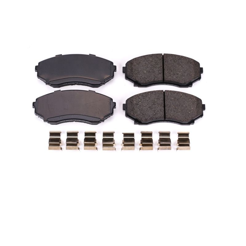 Power Stop 92-98 Mazda MPV Front Z17 Evolution Ceramic Brake Pads w/Hardware - 17-1038