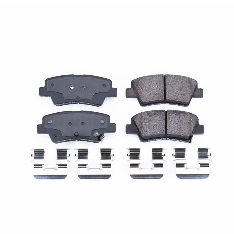 Power Stop 13-16 Hyundai Elantra GT Rear Z17 Evolution Ceramic Brake Pads w/Hardware - 17-1594