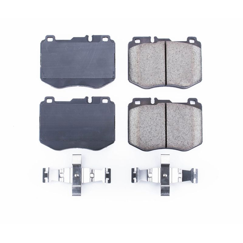 Power Stop 15-17 Mercedes-Benz C300 Front Z17 Evolution Ceramic Brake Pads w/Hardware - 17-1796