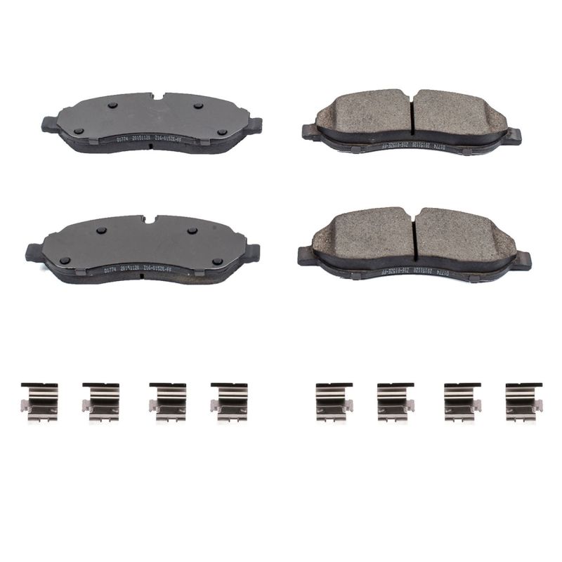 Power Stop 15-19 Ford Transit-150 Front Z17 Evolution Ceramic Brake Pads w/Hardware - 17-1774