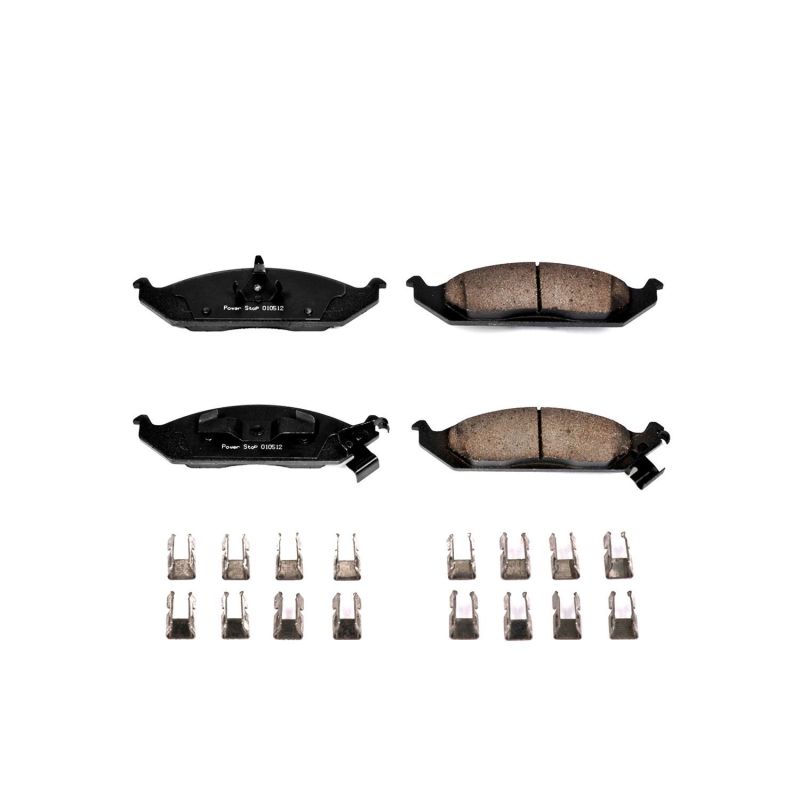 Power Stop 95-00 Chrysler Cirrus Front Z17 Evolution Ceramic Brake Pads w/Hardware - 17-650