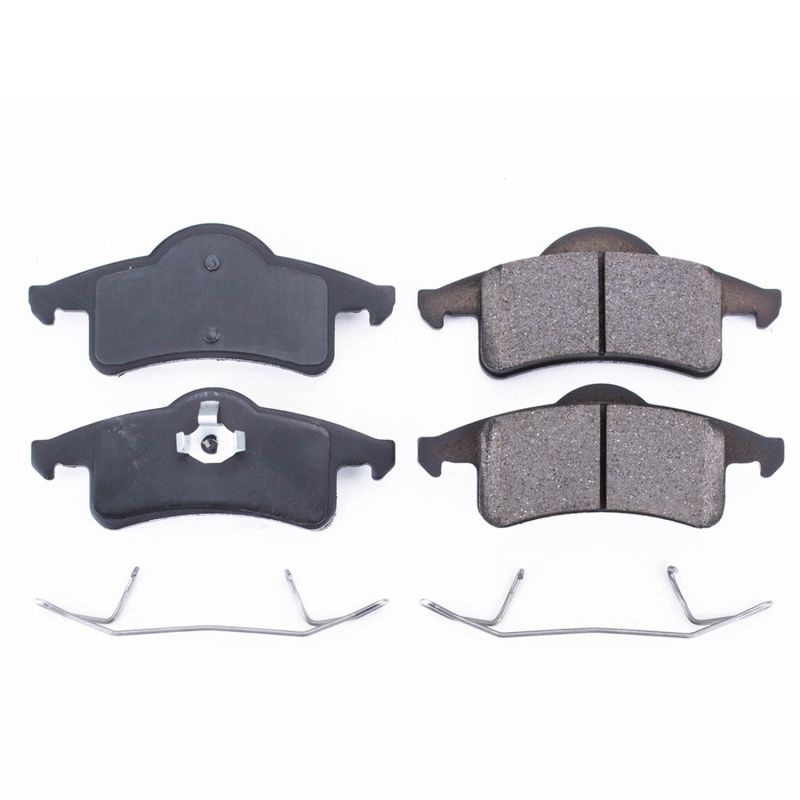 Power Stop 99-04 Jeep Grand Cherokee Rear Z17 Evolution Ceramic Brake Pads w/Hardware - 17-791