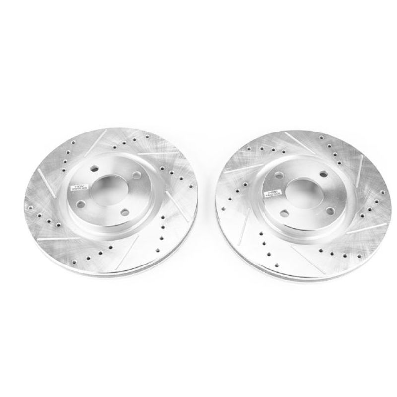 Power Stop 2018 Ford EcoSport Front Evolution Drilled & Slotted Rotors - Pair - AR85191XPR