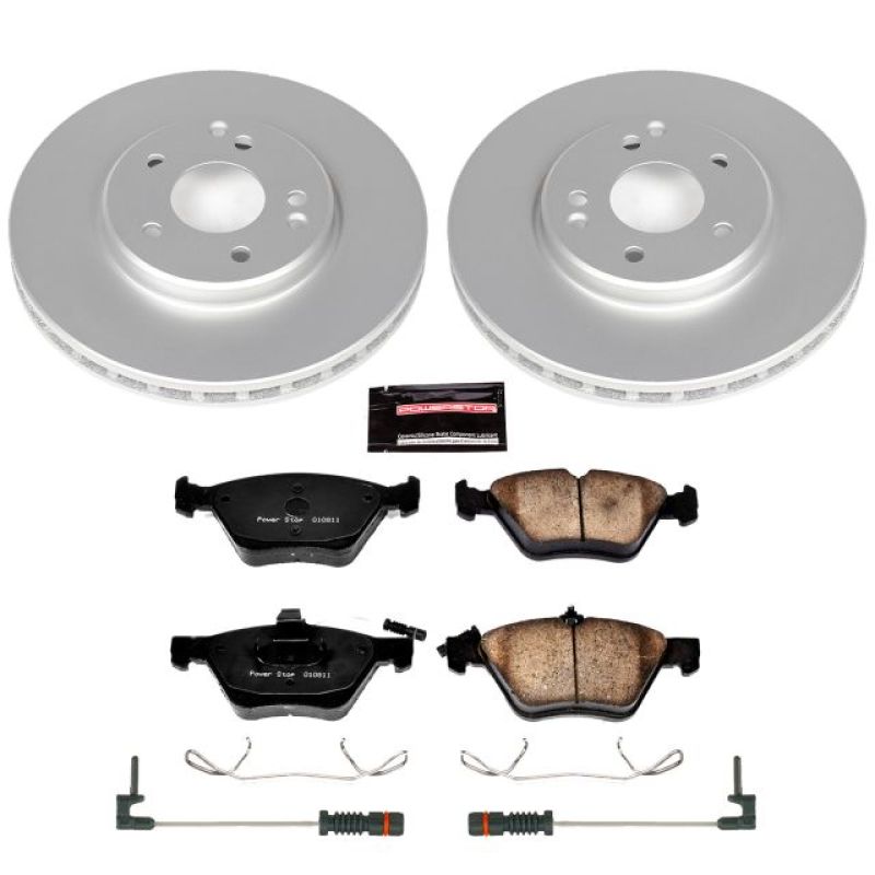 Power Stop 98-02 Mercedes-Benz CLK320 Front Z23 Evolution Sport Coated Brake Kit - CRK2926