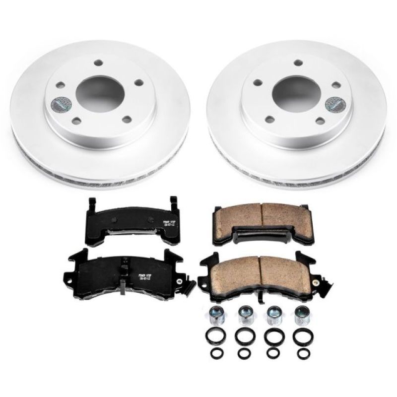 Power Stop 79-85 Buick Riviera Front or Rear Z17 Evolution Geomet Coated Brake Kit - CRK3003