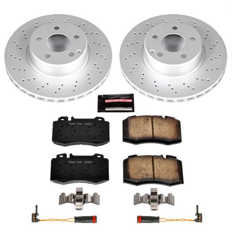 Power Stop 03-06 Mercedes-Benz CL500 Front Z23 Evolution Sport Coated Brake Kit - CRK2932