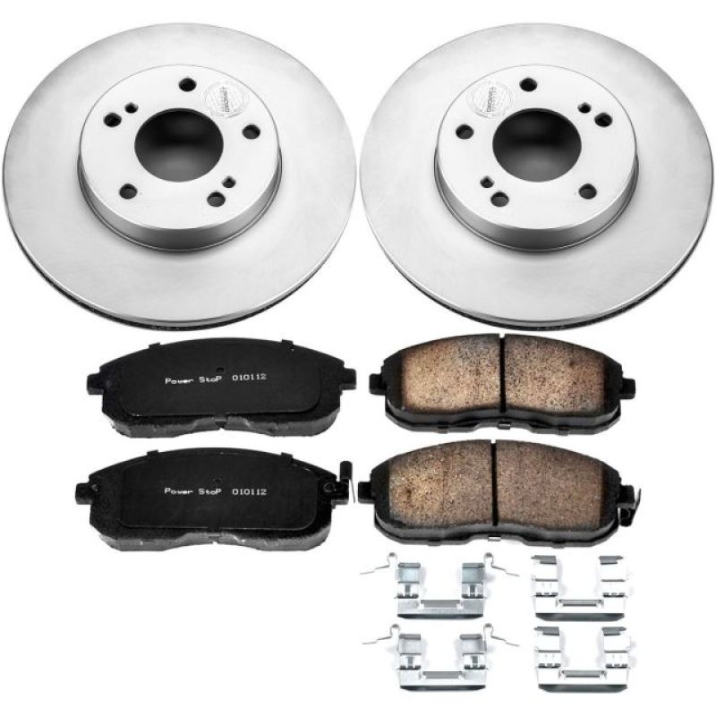 Power Stop 96-99 Infiniti I30 Front Z17 Evolution Geomet Coated Brake Kit - CRK660