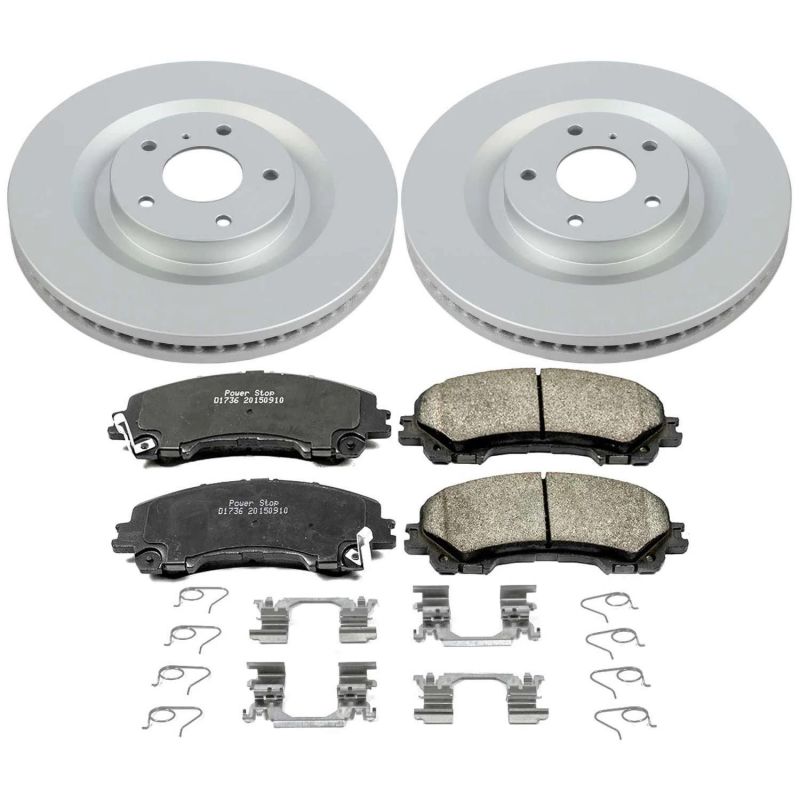 Power Stop 2019 Infiniti QX50 Front Z17 Evolution Geomet Coated Brake Kit - CRK8415