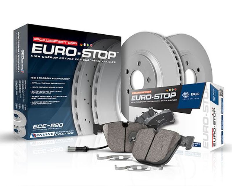 Power Stop 2018 Mercedes-Benz C350e Rear Euro-Stop Brake Kit - ESK8047