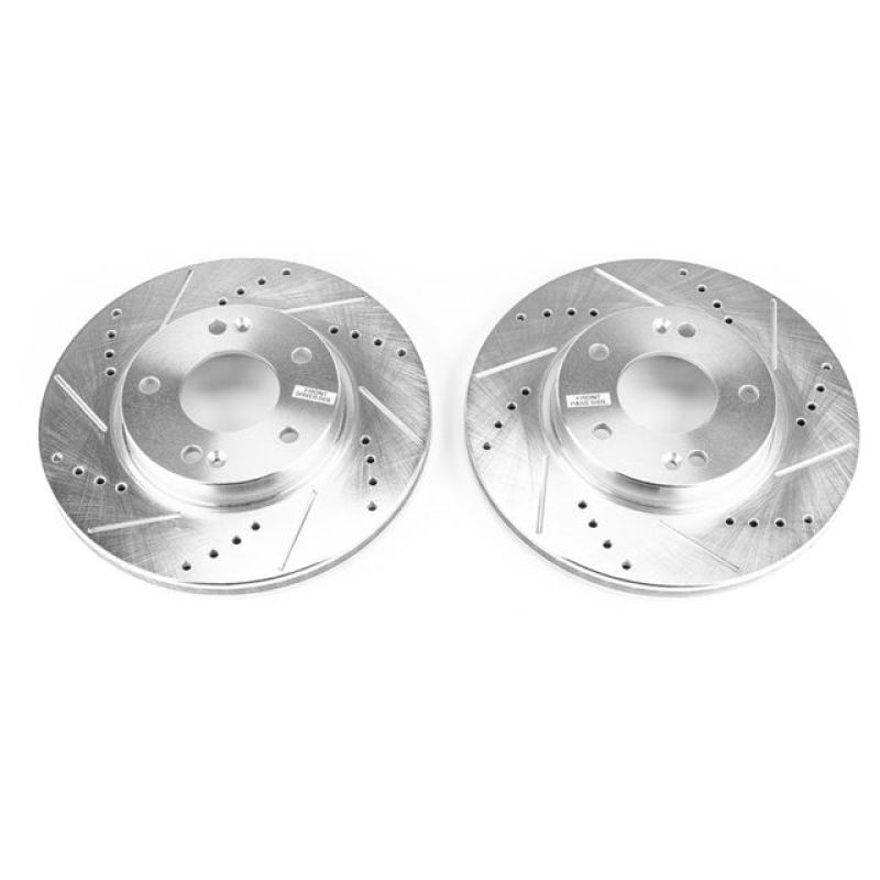 Power Stop 17-19 Hyundai Ioniq Front Evolution Drilled & Slotted Rotors - Pair - JBR1760XPR