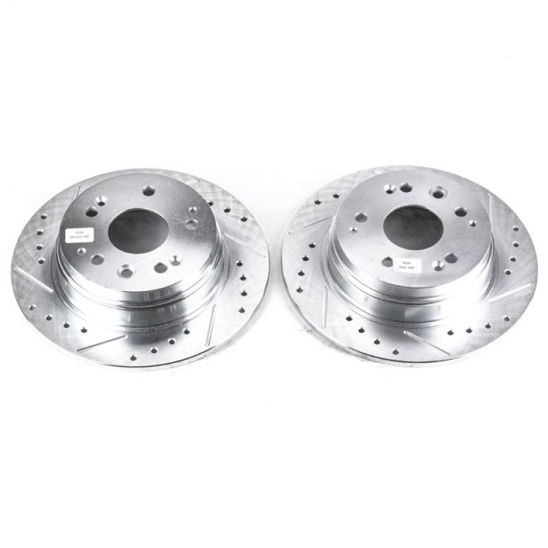 Power Stop 01-03 Acura CL Rear Evolution Drilled & Slotted Rotors - Pair - JBR961XPR