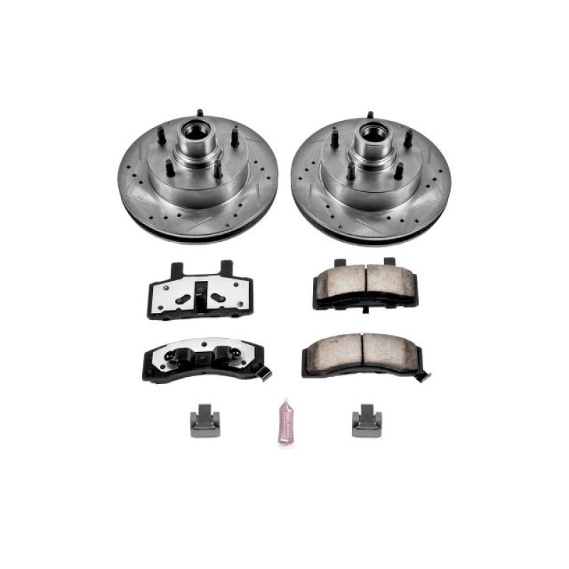 Power Stop 87-93 Ford E-150 Front Z36 Truck & Tow Brake Kit - K1766-36