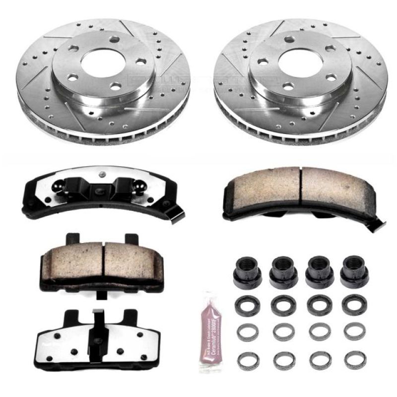 Power Stop 91-93 Cadillac Commercial Chassis Front Z36 Truck & Tow Brake Kit - K3132-36