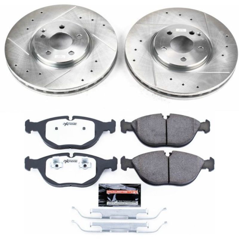 Power Stop 04-05 Mercedes-Benz E500 Front Z26 Street Warrior Brake Kit - K5118-26