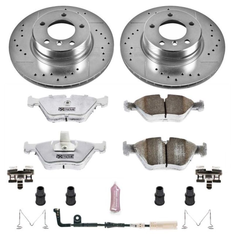 Power Stop 04-05 BMW 525i Front Z26 Street Warrior Brake Kit - K5156-26