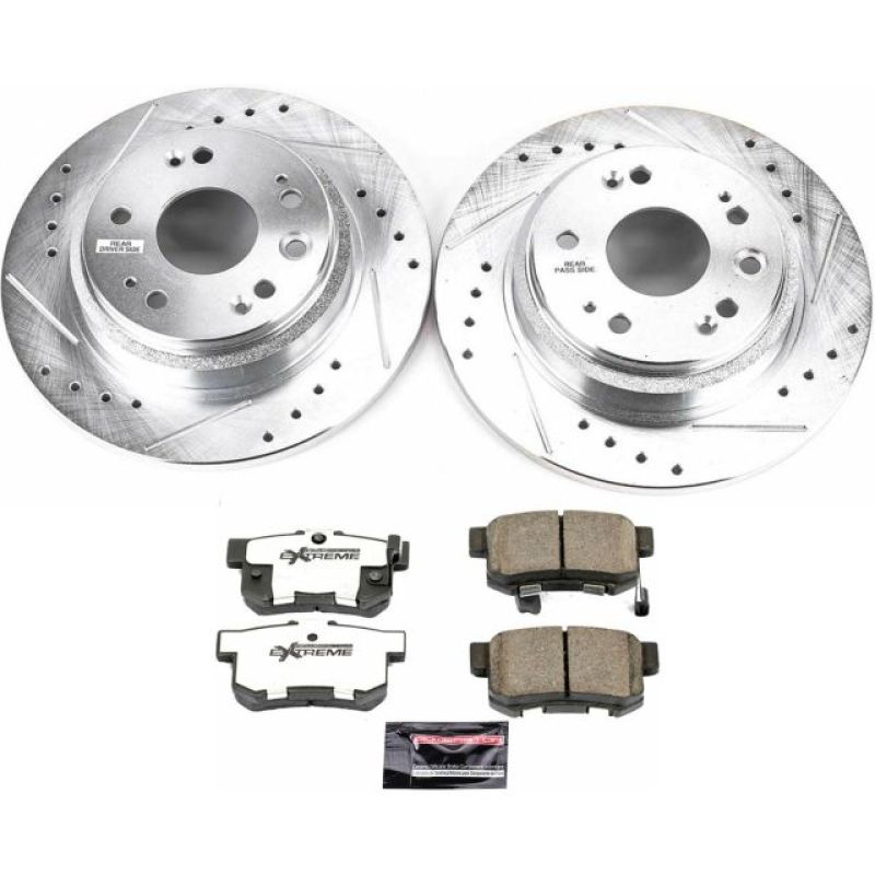 Power Stop 02-04 Acura RL Rear Z26 Street Warrior Brake Kit - K4989-26