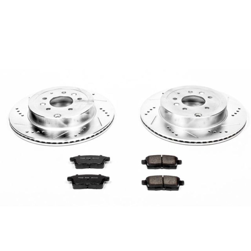 Power Stop 07-15 Mazda CX-9 Rear Z23 Evolution Sport Brake Kit - K5877