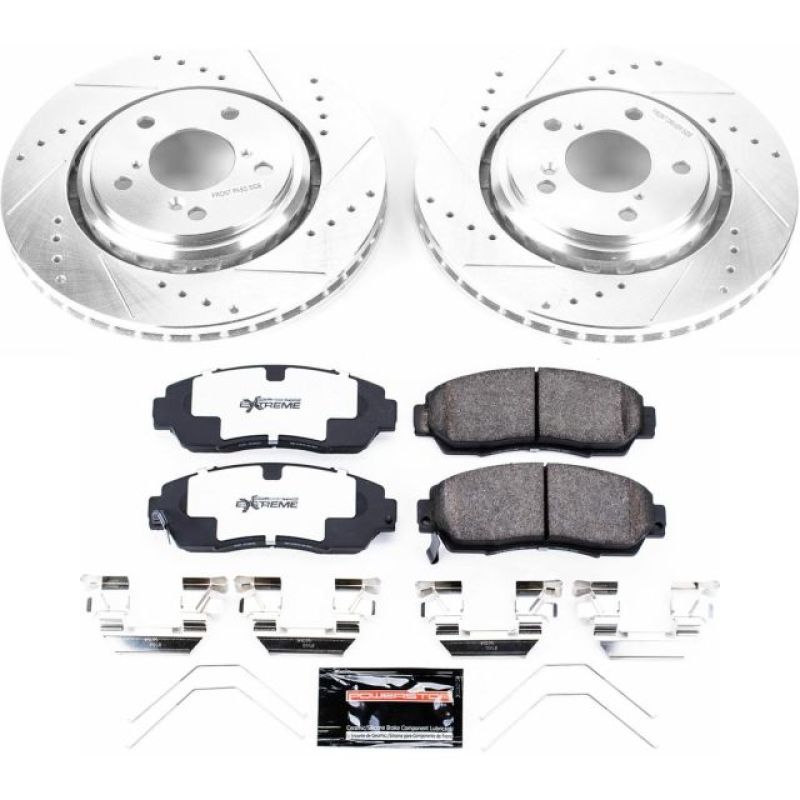 Power Stop 15-17 Honda Odyssey Front Z26 Street Warrior Brake Kit - K6959-26