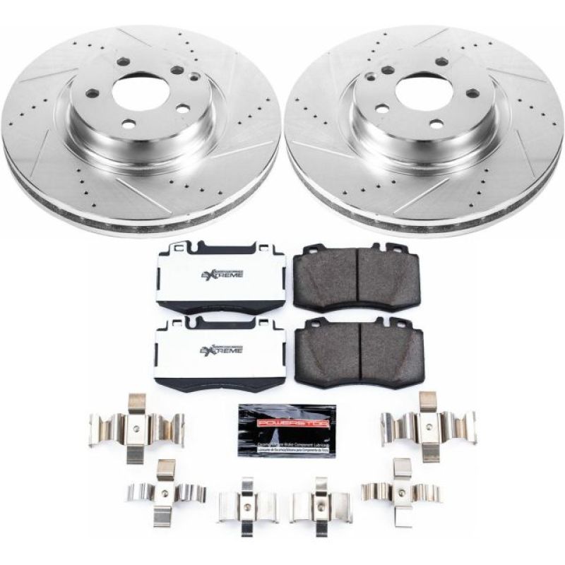 Power Stop 07-09 Mercedes-Benz E550 Front Z26 Street Warrior Brake Kit - K6752-26