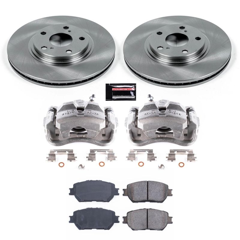Power Stop 02-04 Toyota Camry Front Autospecialty Brake Kit w/Calipers - KCOE1143