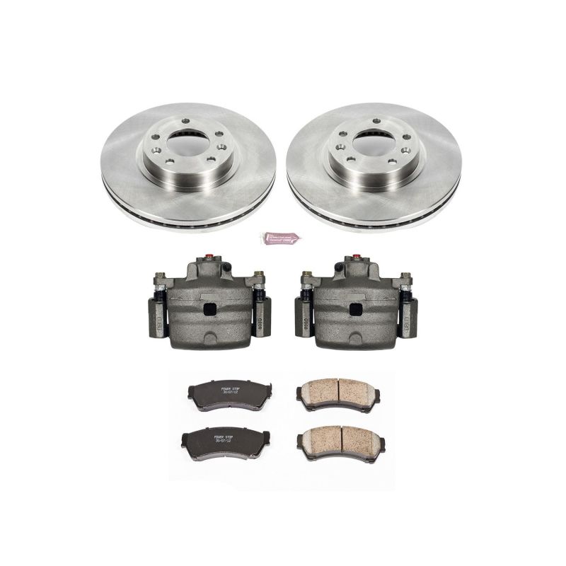 Power Stop 06-12 Ford Fusion Front Autospecialty Brake Kit w/Calipers - KCOE199