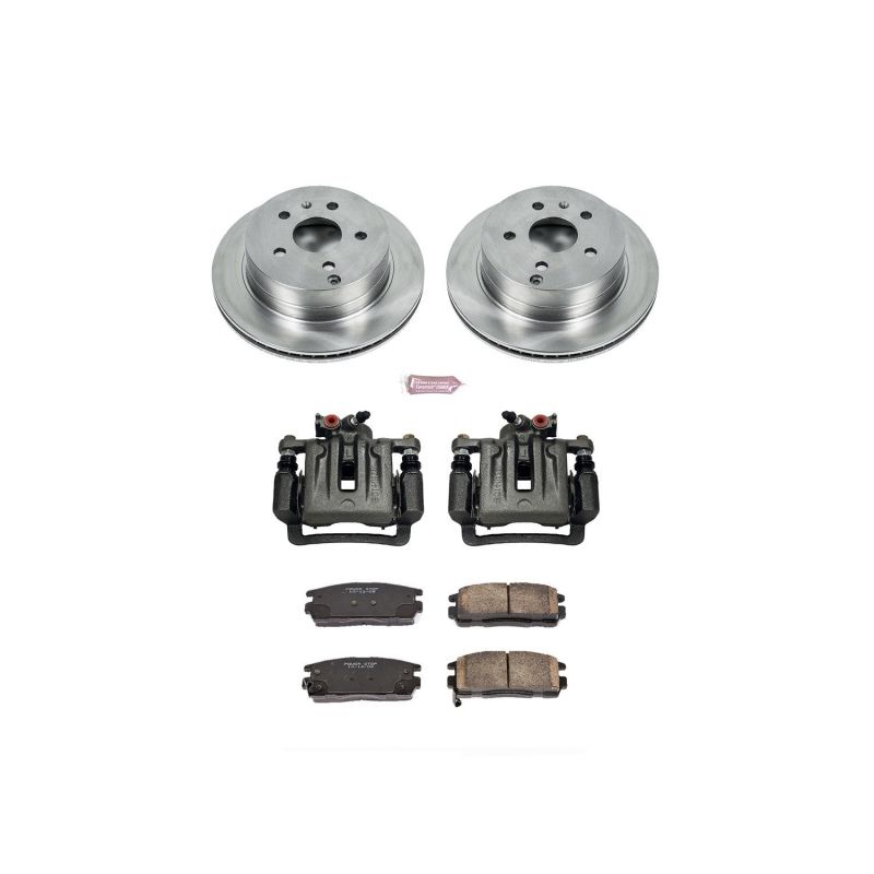 Power Stop 10-17 Chevrolet Equinox Rear Autospecialty Brake Kit w/Calipers - KCOE5558