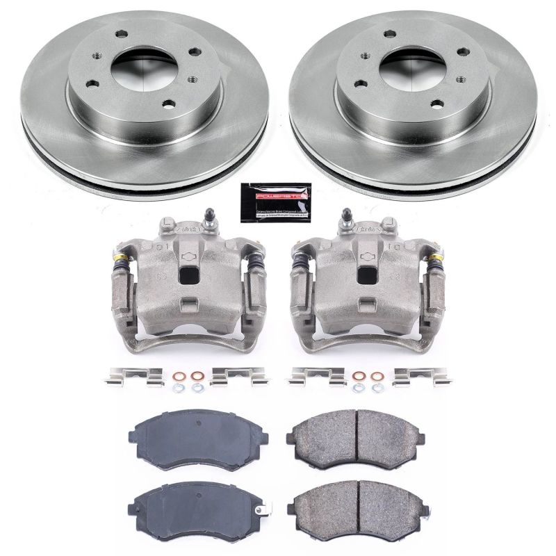 Power Stop 00-06 Nissan Sentra Front Autospecialty Brake Kit w/Calipers - KCOE656A