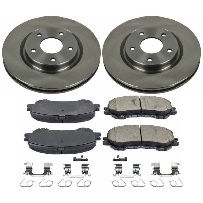 Power Stop 14-19 Nissan Rogue Front Autospecialty Brake Kit - KOE7036 Power Stop 14-19 Nissan Rogue Front Autospecialty Brake Kit - KOE7036