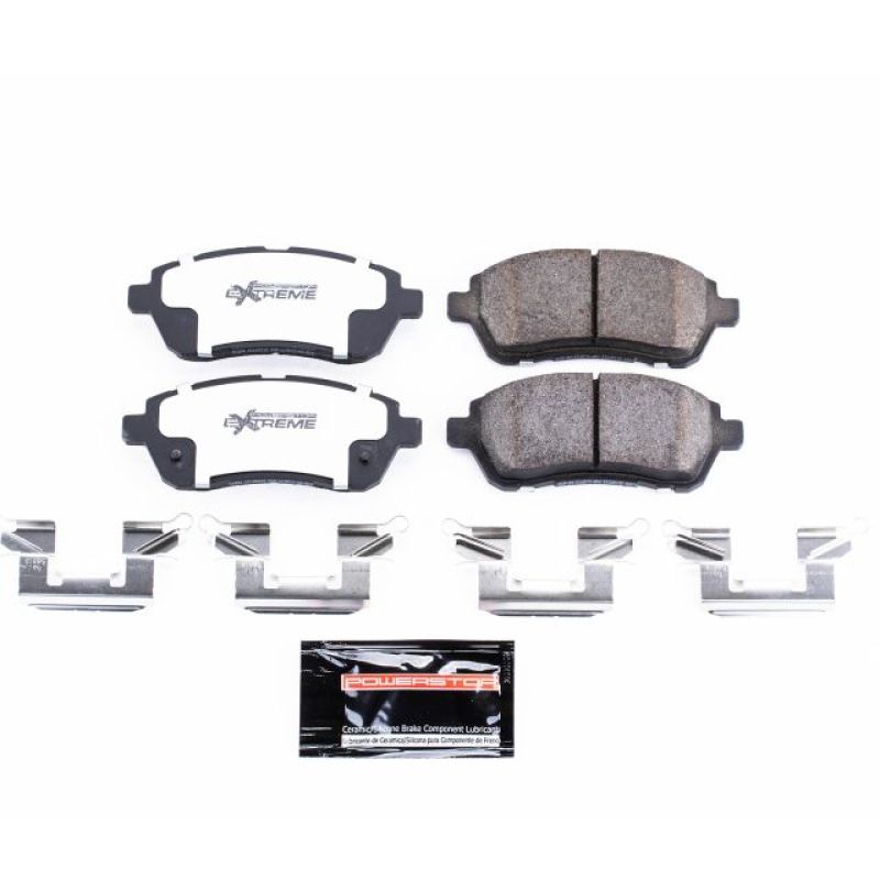 Power Stop 11-19 Ford Fiesta Front Z26 Extreme Street Brake Pads w/Hardware - Z26-1454