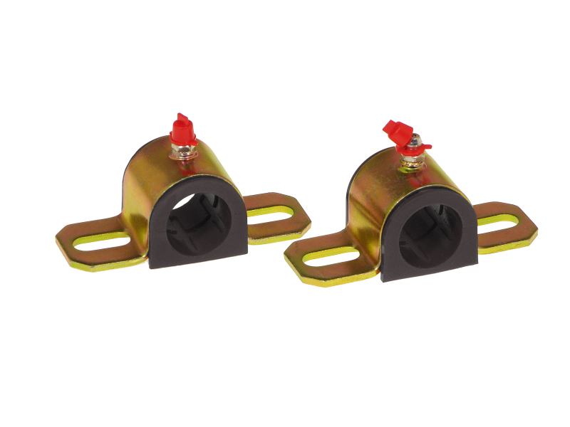 Prothane Universal Greasable Sway Bar Bushings - 1in - Type A Bracket - Black - 19-1158-BL