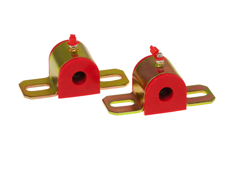 Prothane Universal Greasable Sway Bar Bushings - 5/8in - Type B Bracket - Red - 19-1171