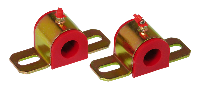 Prothane Universal Greasable Sway Bar Bushings - 7/8in - Type B Bracket - Red - 19-1175