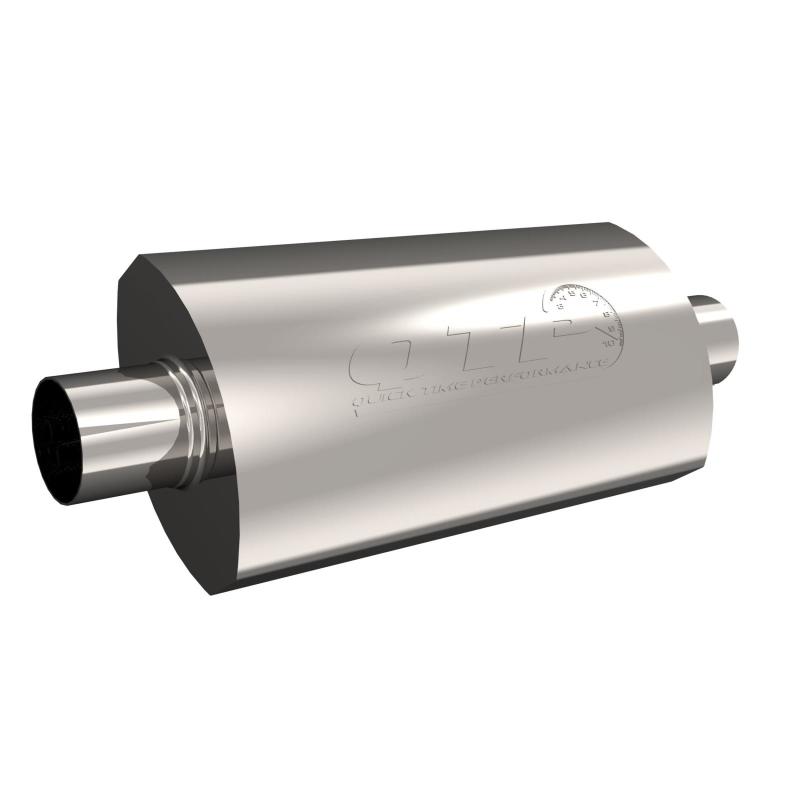 QTP 2.5in Weld-On 304SS AR3 Muffler - 12250