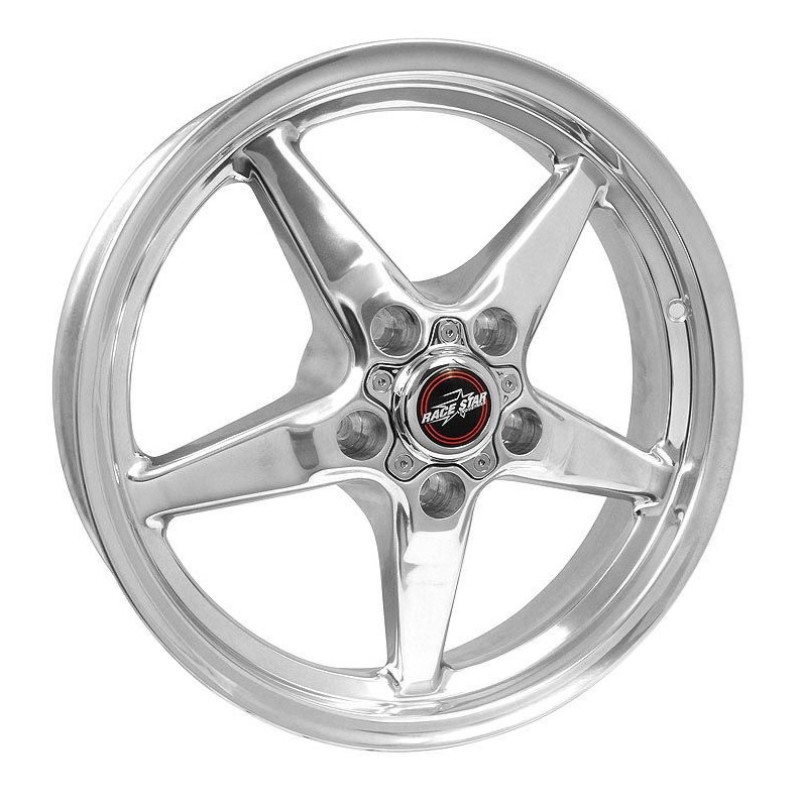 Race Star 92 Drag Star 17x4.5 5x4.75bc 2.50bs Direct Drill Polished Wheel - 92-745245DP-6