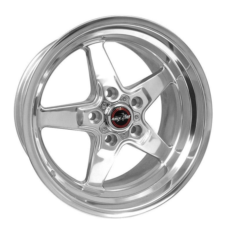 Race Star 92 Drag Star 17x9.5 5x4.75bc 7.53bs Direct Drill Polished Wheel - 92-795254DP-58