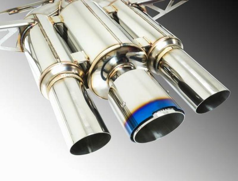Remark Catback Exhaust 2017+ Honda Civic Type-R Spec III-Triple Tip Burnt Stainless Tip Cover (Res) - RK-C3076H-01CP