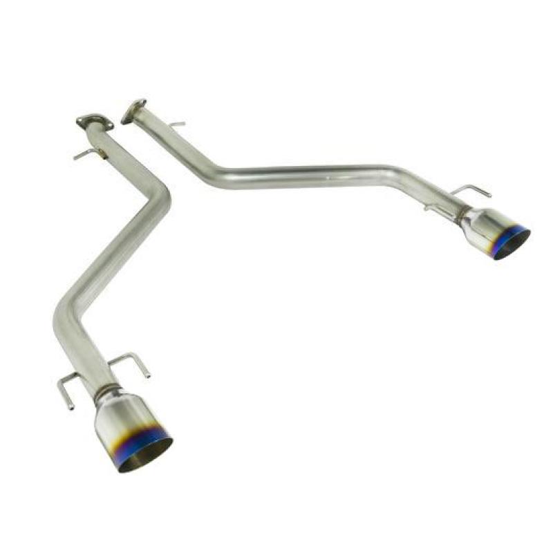 Remark 2021+ Lexus IS350 Axle Back Exhaust w/Burnt Single Wall Tip - RO-TTE4-S