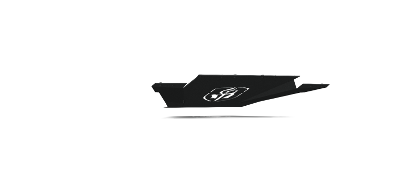 Road Armor 15-19 GMC 2500 SPARTAN Front Bumper Bolt-On Skid Plate - Tex Blk - 2152XFSPB