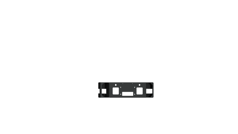 Road Armor 13-18 Ram 1500 Vaquero Front Winch Plate - Tex Blk - 4131V-WP
