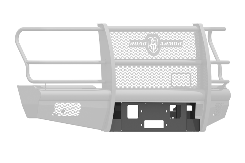 Road Armor 17-20 Ford F-250 Vaquero Front Winch Plate - Tex Blk - 617V-WP