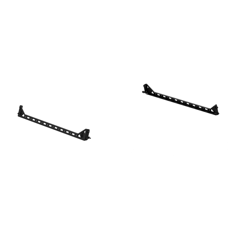 Road Armor TRECK Dual Lower 5-1/2-6ft Bed Accessory Rail Mounts - Tex Blk (Pair) - 550BRS-SMK-485
