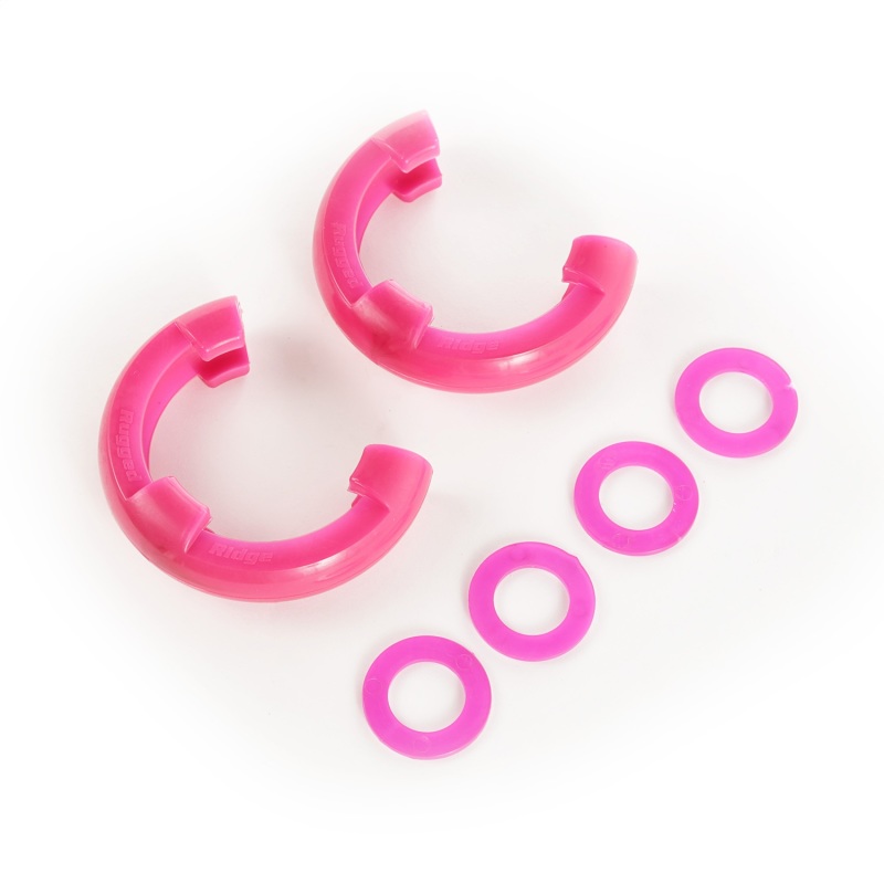 Rugged Ridge Pink 3/4in D-Ring Isolator Kit - 11235.34