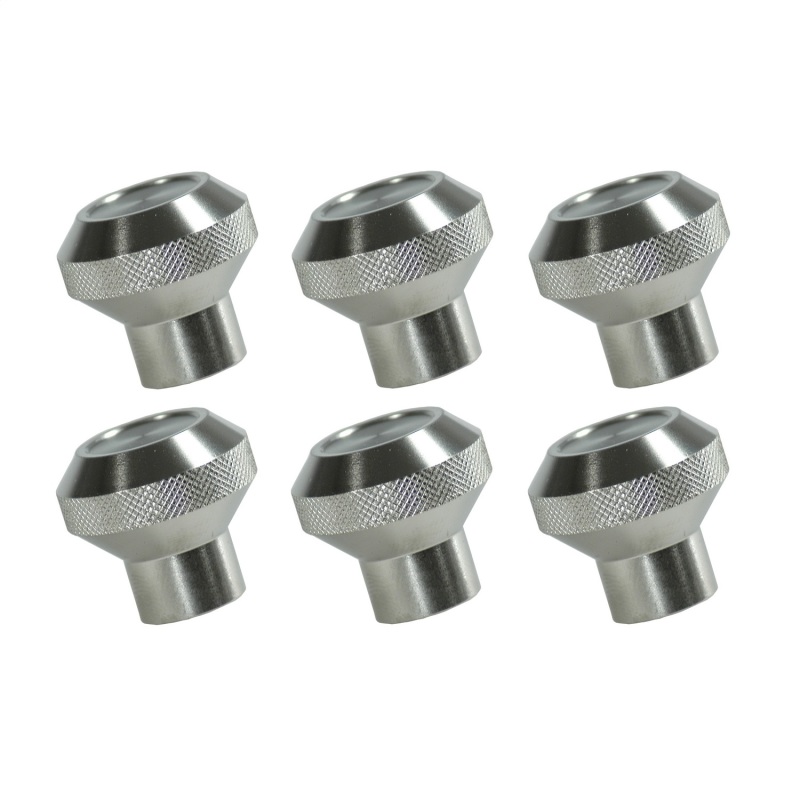 Rugged Ridge Billet Alum Dash Knob Set Alum 76-86 Jeep CJ - 11420.01