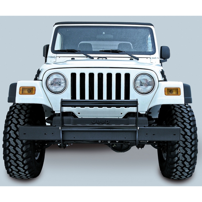 Rugged Ridge Brush Guard Gloss Black 97-06 Jeep Wrangler - 11511.02