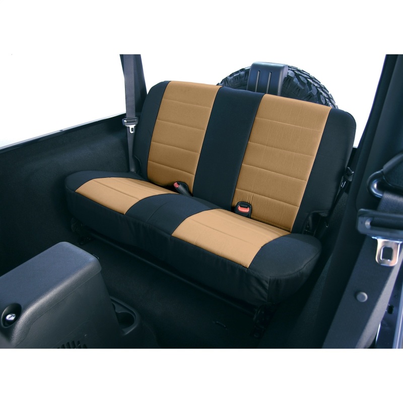 Rugged Ridge Fabric Rear Seat Covers 03-06 Jeep Wrangler TJ - 13282.04